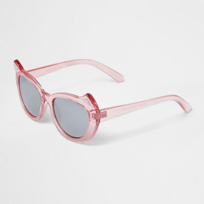 Mini girls pink kitty sunglasses
